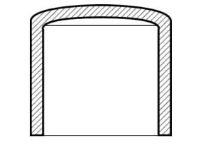 0.5" PVC Cap, SLIP