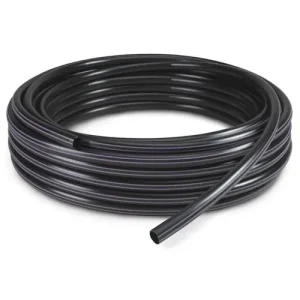 1/4" ID (3/8" OD) Flexible BLACK Tubing, per foot