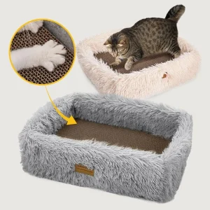 2-in-1 Scratching Cat Bed