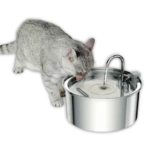 3.2L Stainless Steel Pet Drinking Fountain – Automatic Water Circulation for Cats & Dogs