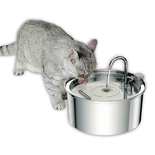 3.2L Stainless Steel Pet Drinking Fountain – Automatic Water Circulation for Cats & Dogs
