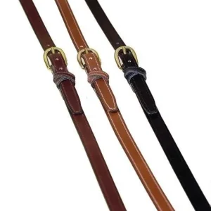 3/4In Crossed Keeper Belt With Brass Buckle 24 Br