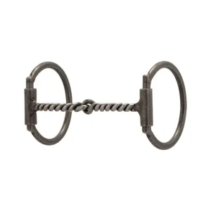 3" D-Ring Twisted Wire Snaffle 5"