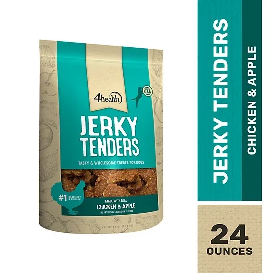 4health Chicken and Apple Flavor Jerky Tenders Dog Treats, 24 oz.