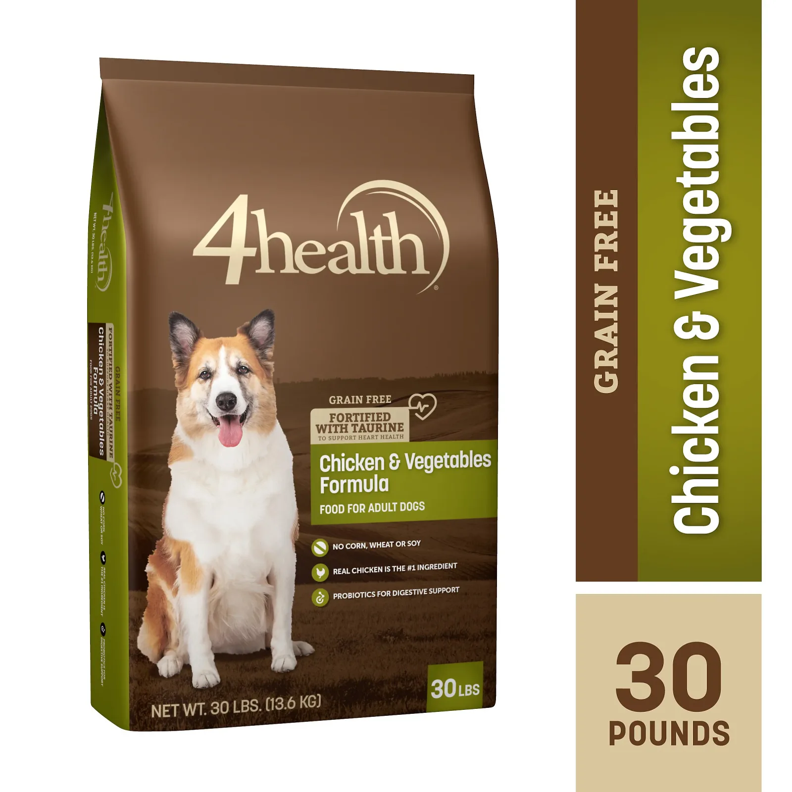 4health Grain Free Chicken & Vegetables Formula Adult Dry Dog Food - Image 2