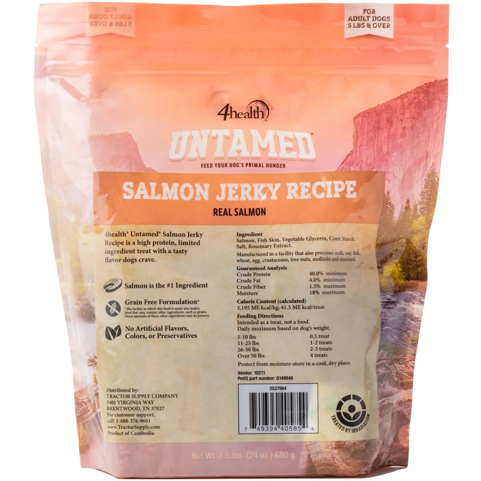 4Health Salmon Jerky 24oz - Image 2