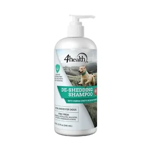 4health Unscented Deshedding Dog Shampoo, 32 oz.