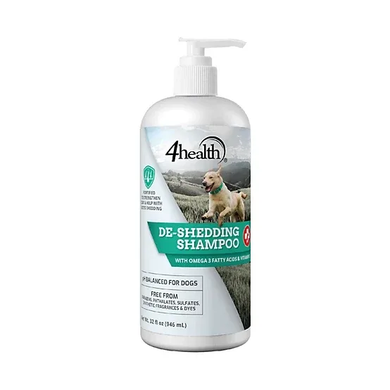 4health Unscented Deshedding Dog Shampoo, 32 oz.