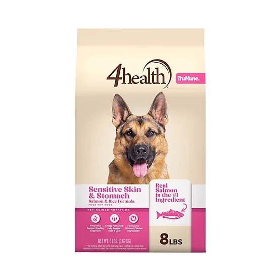 4health with Wholesome Grains All Life Stages Sensitive Skin/Stomach Salmon/Rice Formula Dry Dog Food
