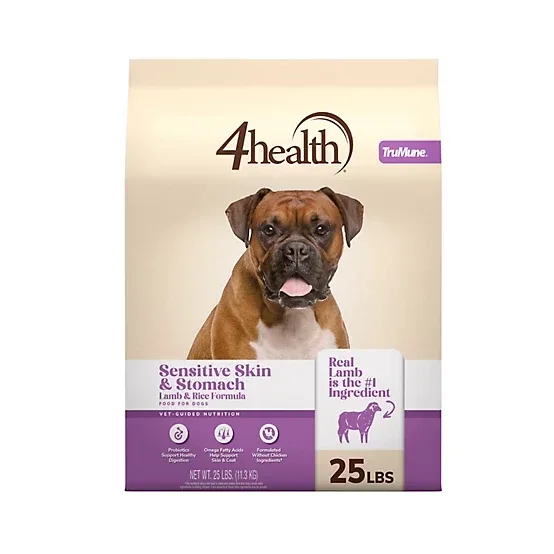 4health with Wholesome Grains Sensitive Skin and Stomach Lamb and Rice Formula Dry Dog Food