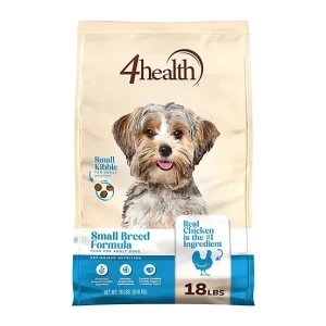 4health with Wholesome Grains Small Breed Adult Chicken Formula Dry Dog Food, 18lb