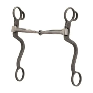 7"S-Shank Sweet IronSnaffle 5"Buffed Black