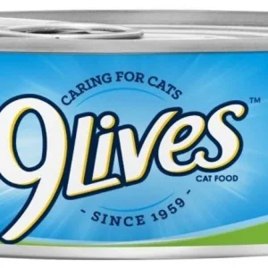 9 Lives Hearty Cuts with Real Chicken and Fish in Gravy Canned Cat Food