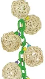 A& E Cage 6 Vine Balls On Chain W/ Bell {L+1} 644036