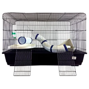 A & E Cages Deluxe Ferret Kit w/Tubes 39In X 21 in