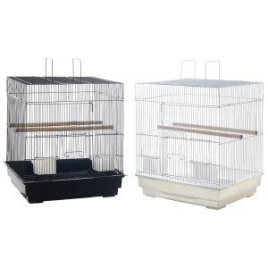 A & E Cages Flat Top Cage (2) Black & (2) White 4ea/18In X 14 in, 4 pk