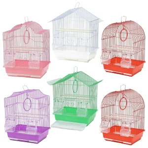 A & E Cages Happy Beaks Bird Cage Variety Pack Assorted Color 6ea/12In X 9In X 16 in, 6 pk