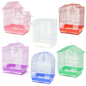 A & E Cages Happy Beaks Bird Cage Variety Pack Assorted Color 6ea/14In X 11In X 18 in, 6 pk