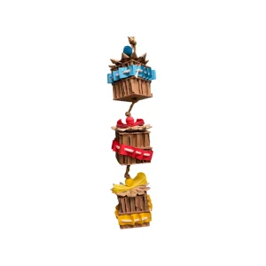 A & E Cages Happy Beaks Present Shredder Bird Toy