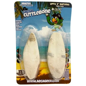 A & E Cages Natural Cuttlebone 5 in, 2 pk