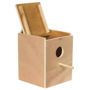 A & E Cages Nest Box Parakeet 6.375In X 7.875In X And 6.25 in