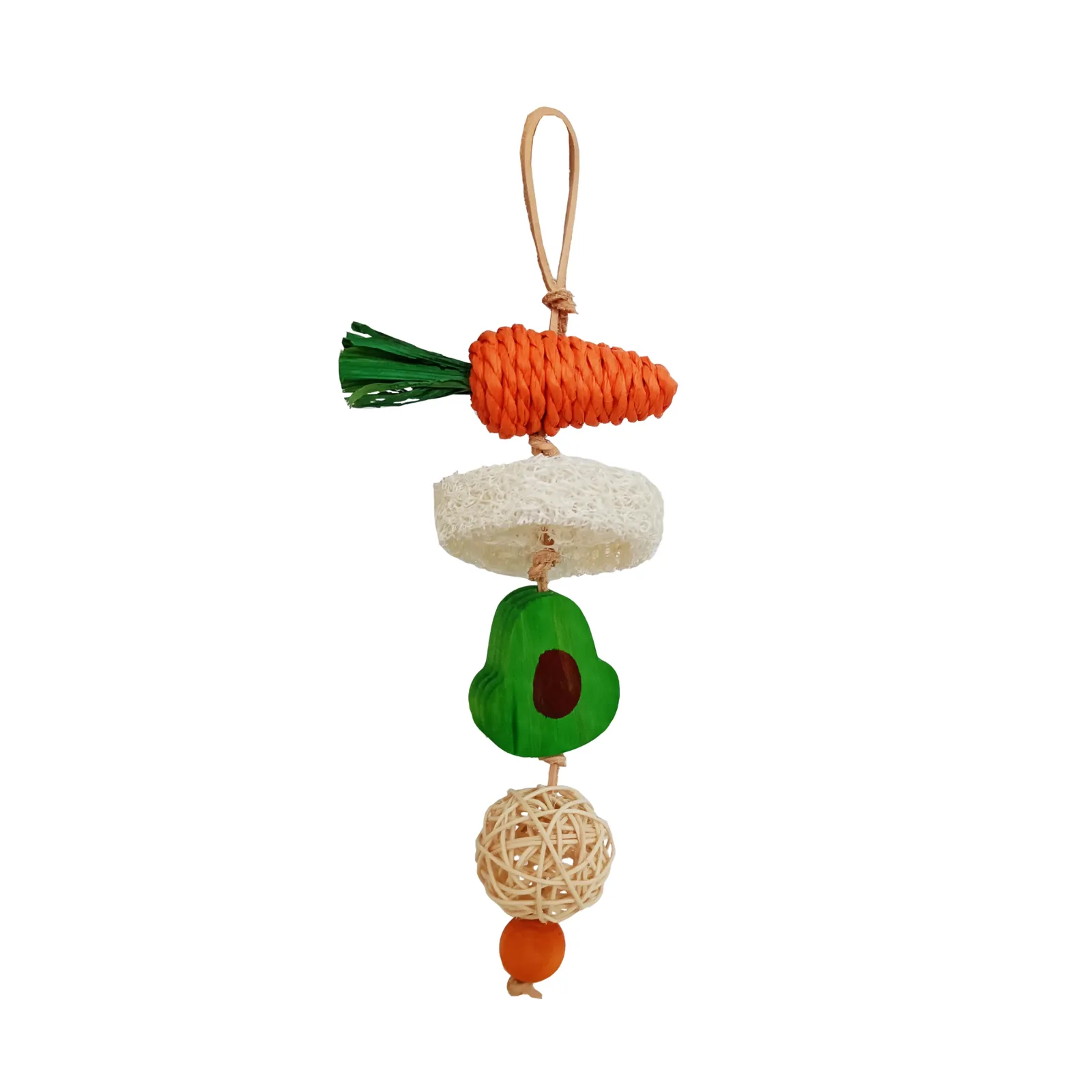 A & E Cages Nibbles Garden Kabob Small Animal Chew Toy