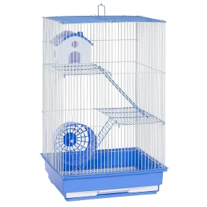 A & E Cages Nibbles Hamster & Gerbil Cage Tall 3-Level 4ea/14In X 11In X 22 in, 4 pk