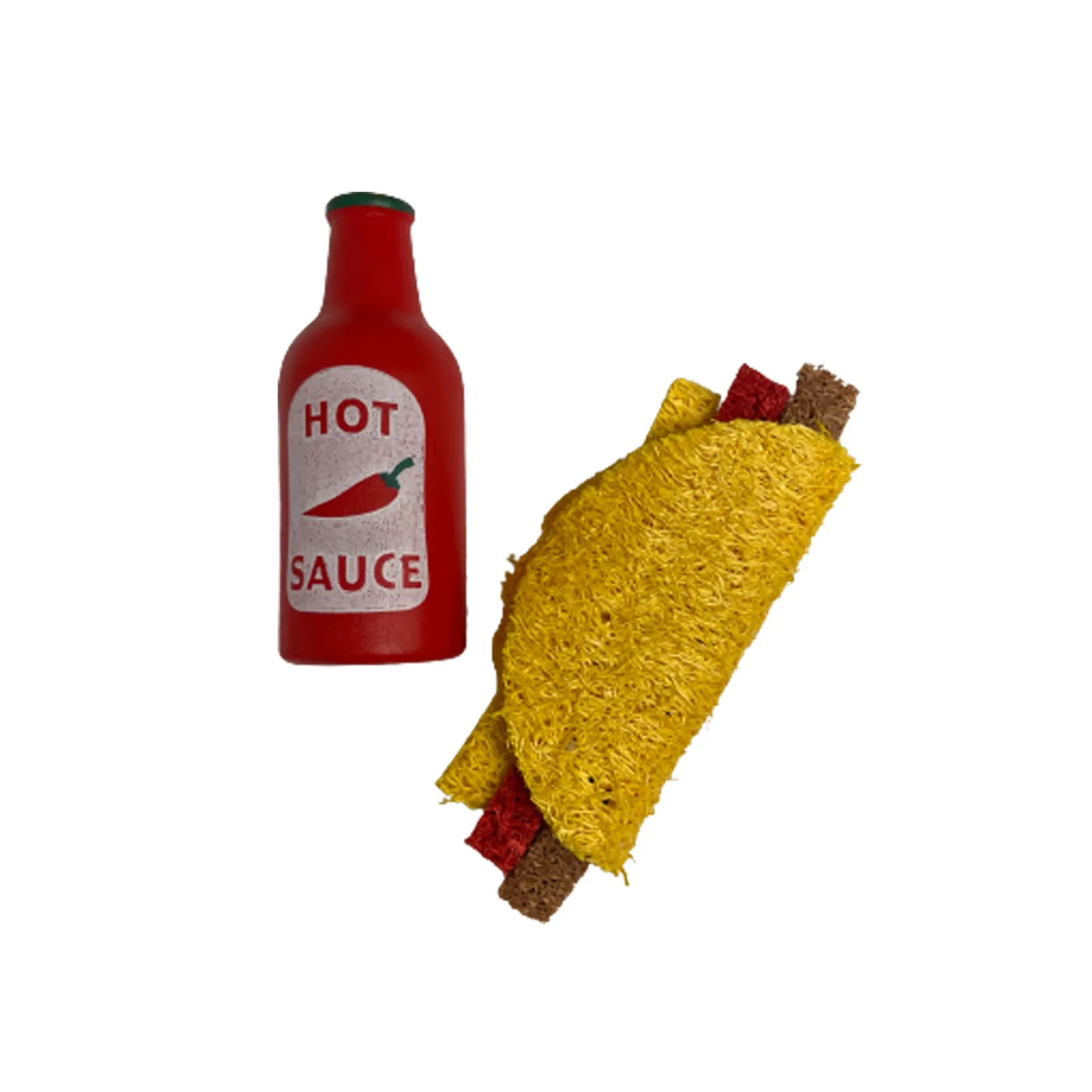 A & E Cages Nibbles Spicy Taco Small Animal Chew Toy