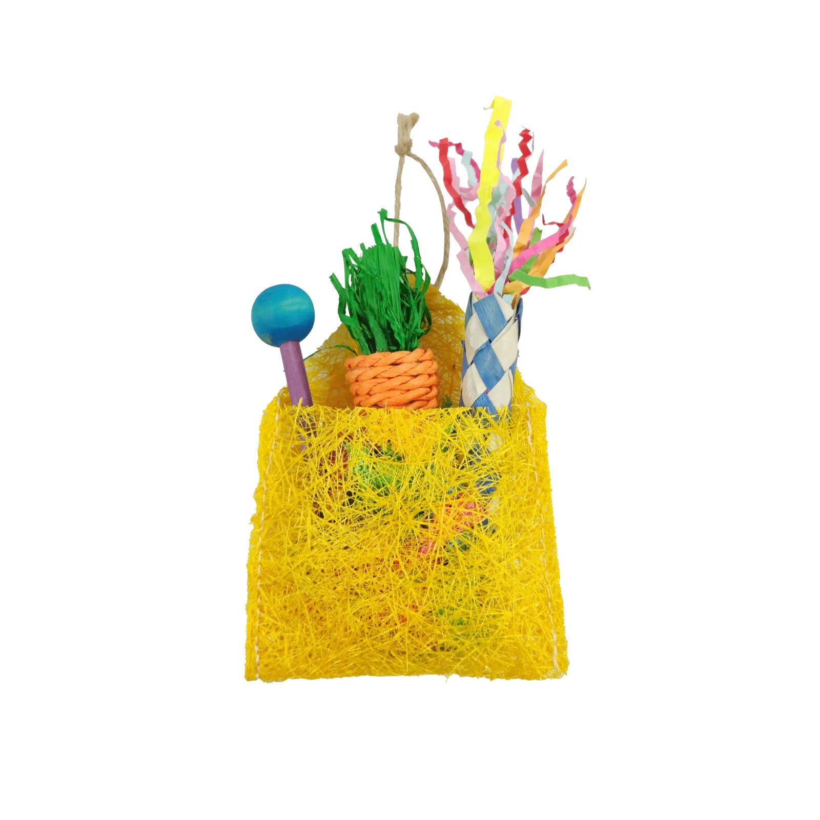 A & E Cages Nibbles Veggie Pouch Small Animal Chew Toy