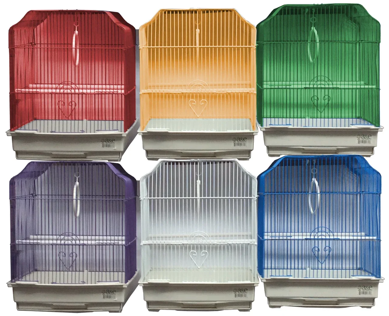 A & E Cages Ornate Top Bird Cage Assortment 14 Inches X 11 Inches 6ct