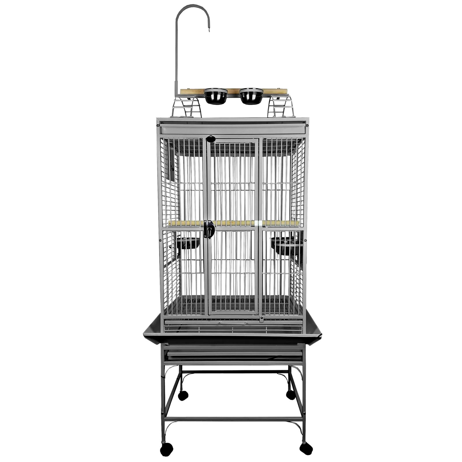 A & E Cages Play Top Bird Cage Platinum 24In X 22 in