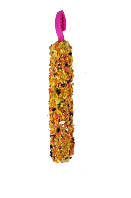 A & E Cages Smakers Snack Fruit Treat Stick Display for Parakeets 12 Count - Image 2