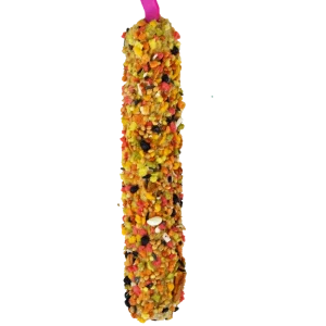 A & E Cages Smakers Snack Fruit Treat Stick Display for Parakeets 12 Count