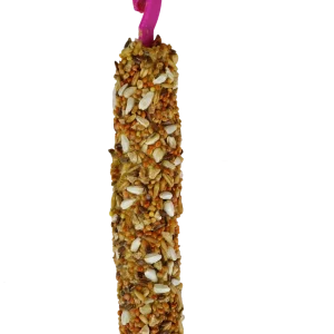 A & E Cages Smakers Snack Nut Treat Stick Display for Cockatiels 12 Count