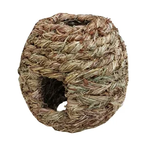 A E Cages Small Animal MultiHole Grass Play Ball Natural, Medium