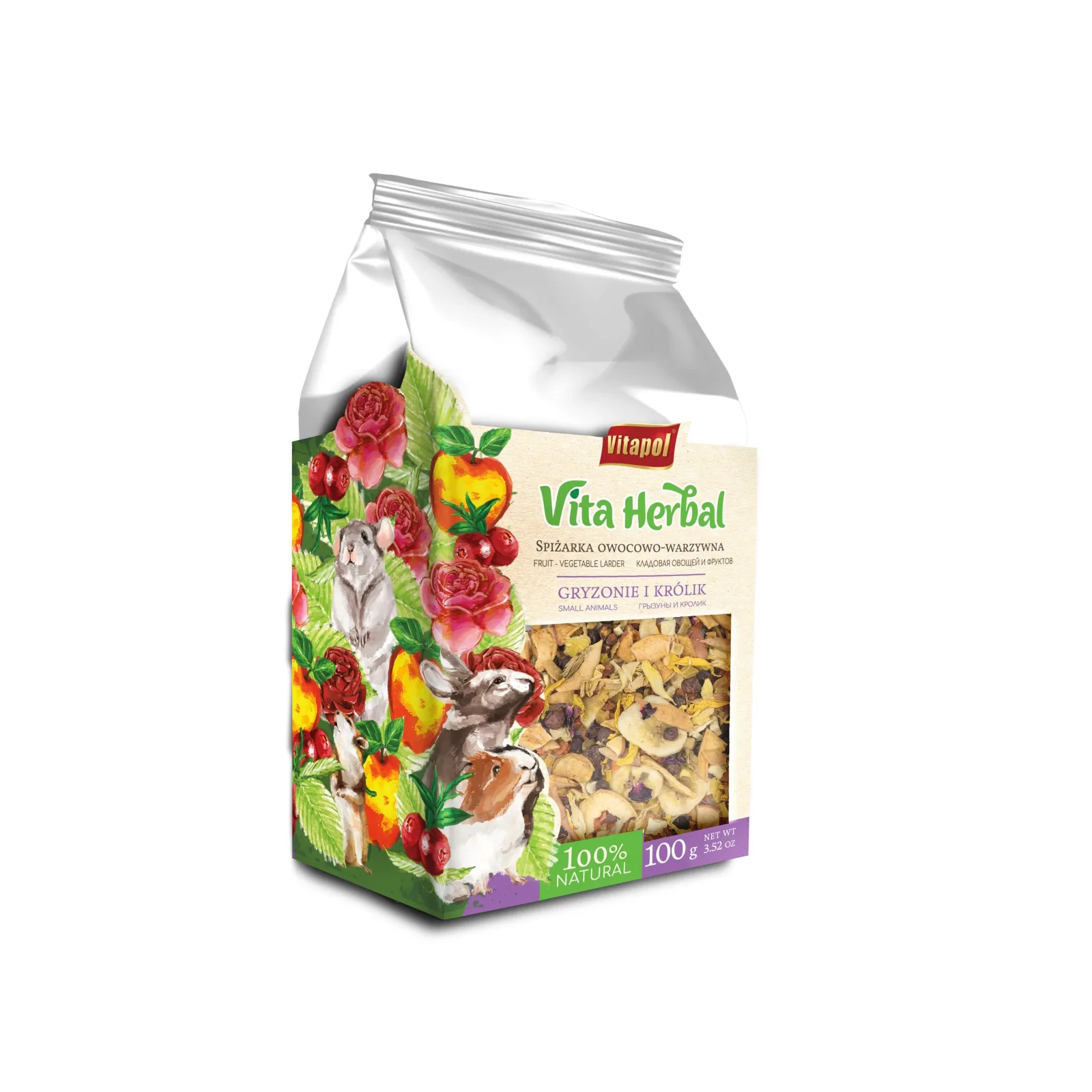 A & E Cages Vita Herbal Fruit & Vegetable Mix 100 g