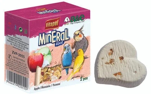 A & E Cages Vitapol Infused Mineral Block for Birds Apple 35 grams - Image 2