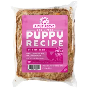A Pup Above Gently Cooked Grain Free Puppy Recipe w/ Bone Broth Frozen Dog Food