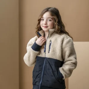 AA Kids Lori Zip Borg Fleece