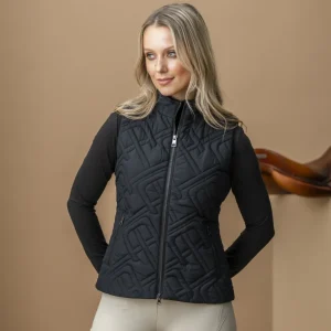AA Ladies Neve Monogram Quilted Gilet