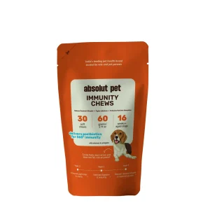 Absolut Pet Postbiotics to Boost Immunity Reduce Allergies & Improve Bioavailability Chews Dogs Treat