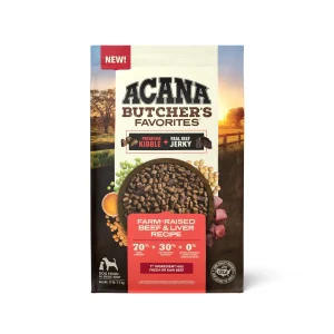 Acana Butcher’s Favorites Dry Dog Food Farm-Raised Beef & Liver 17 lb