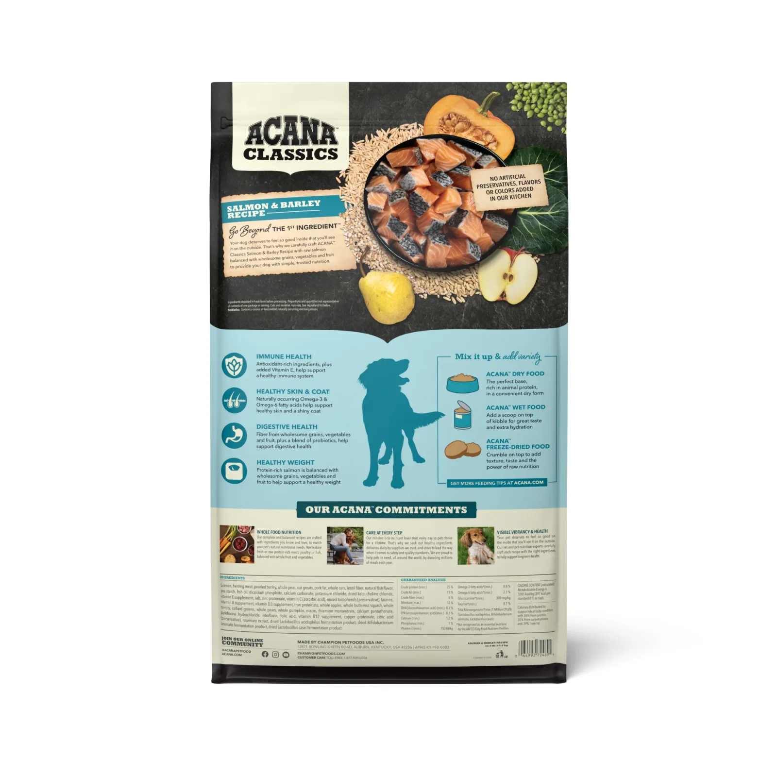 ACANA Classics Dry Dog Food Salmon & Barley Recipe 22.5lb - Image 2