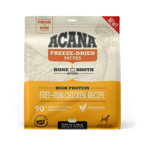 Acana Dog Grain Free Freeze Dried Patties Chicken 14oz - Image 2