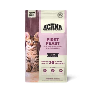 Acana First Feast Kitten Dry Cat Food Chicken & Fish 7 lb
