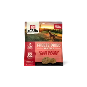 ACANA Freeze-Dried Food Patties Farm-Raised Beef Recipe 14OZ