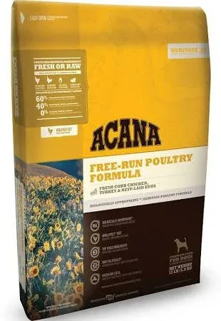 Acana Heritage Free Run Poultry Formula Grain Free Dry Dog Food-25-lb-{L+x}