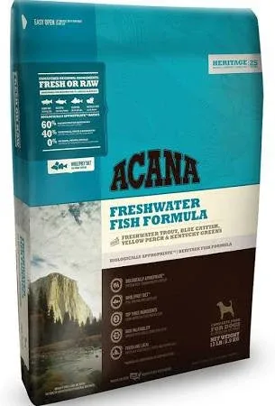 Acana Heritage Freshwater Fish Formula Grain Free Dry Dog Food-4.5-lb-{L+x}