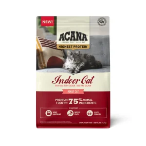 Acana Indoor Highest Protein Grain-Free Dry Cat Food Chicken, Trout & Salmon 4 lb