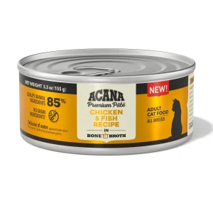 Acana Premium Pâté Canned Cat Food Chicken & Fish 12ea/5.5 oz